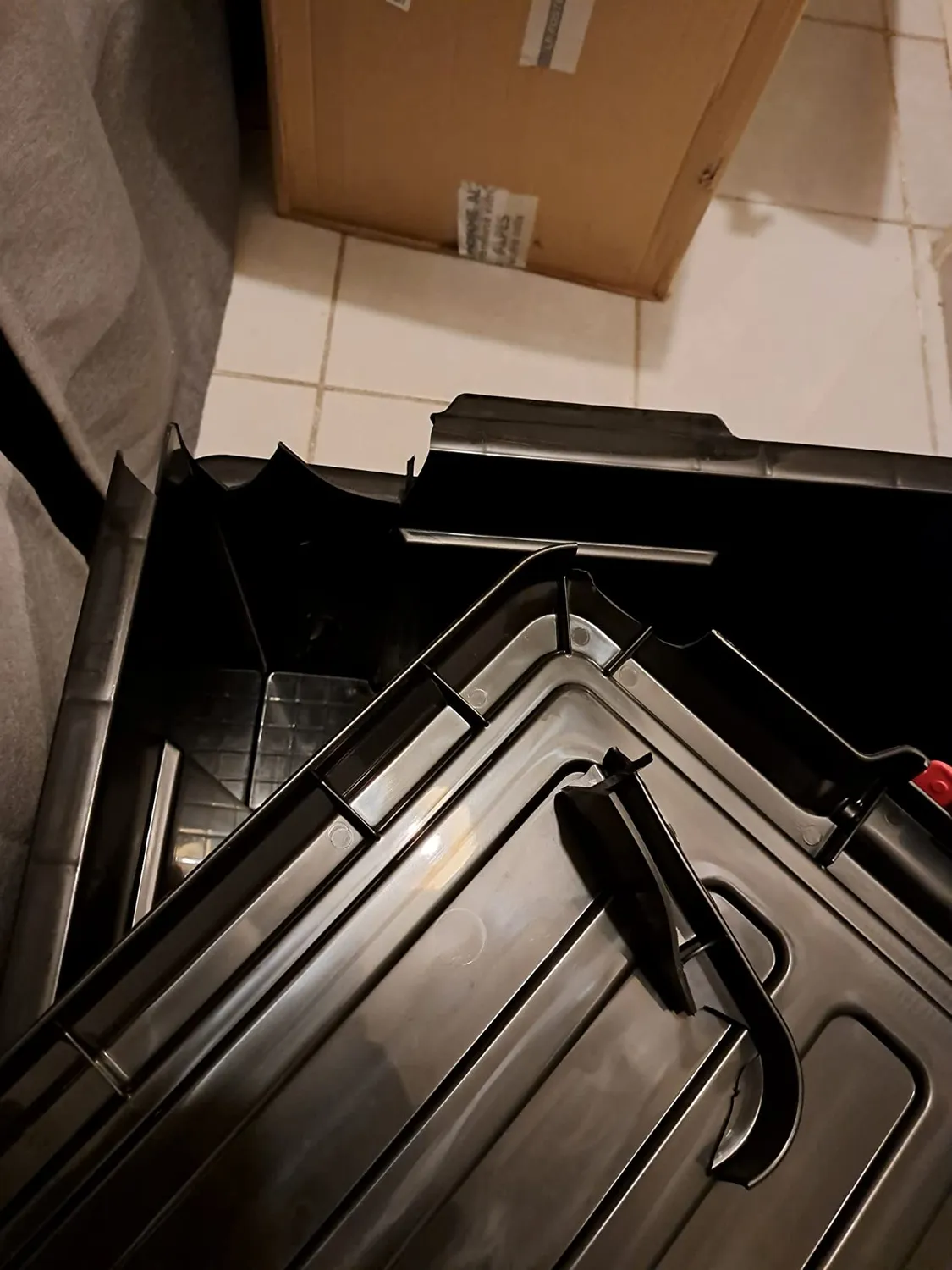 Iris Ohyama SK-430 Aufbewahrungsbox 43L schwarz 3er-Set