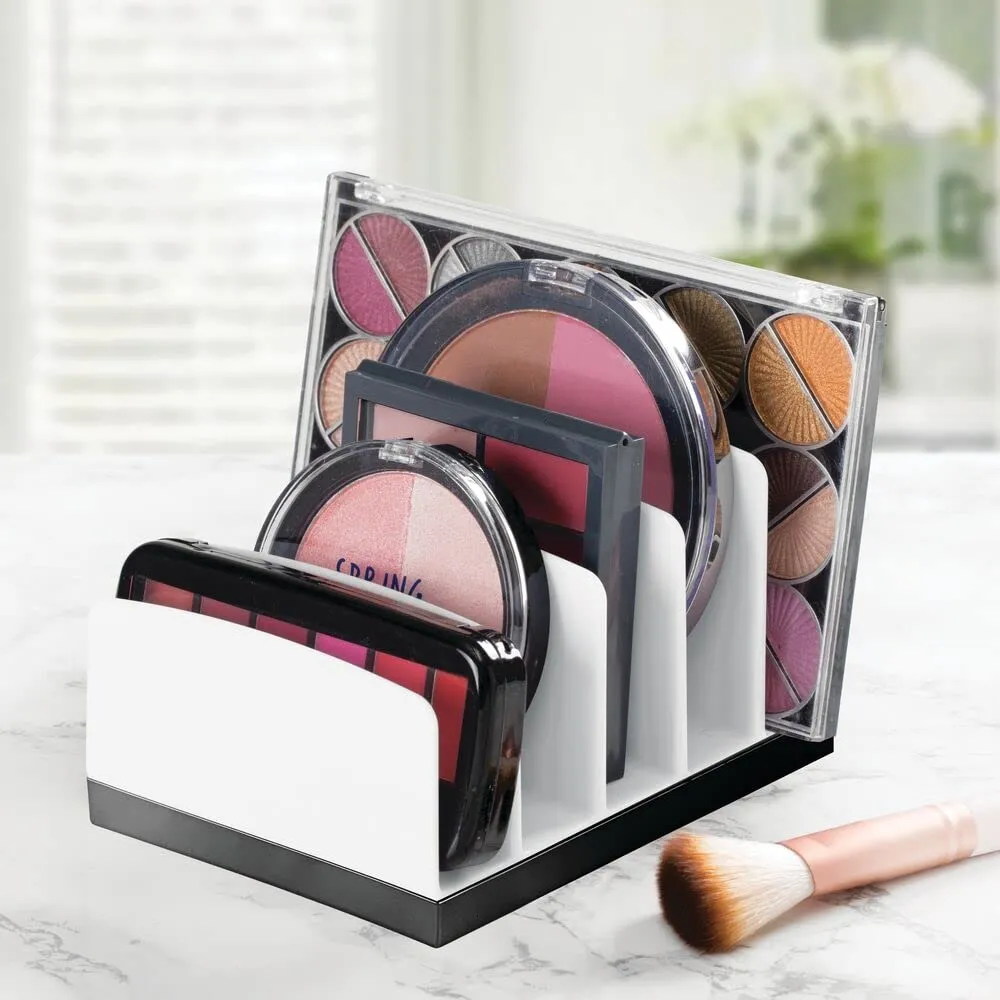 mDesign Kosmetik Organizer Kunststoff weiß 5 Fächer