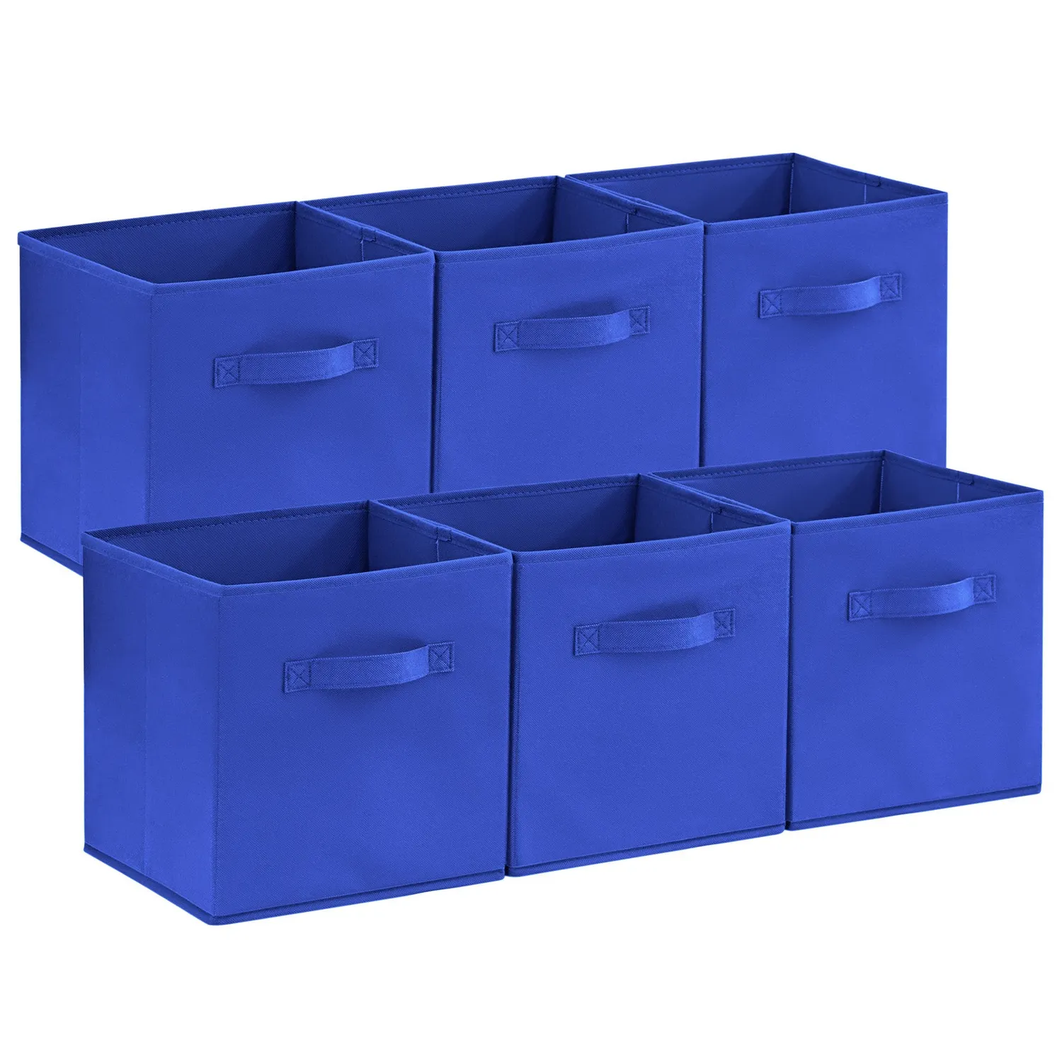 Lifewit Aufbewahrungsbox Stoff 6er Grau Faltbar