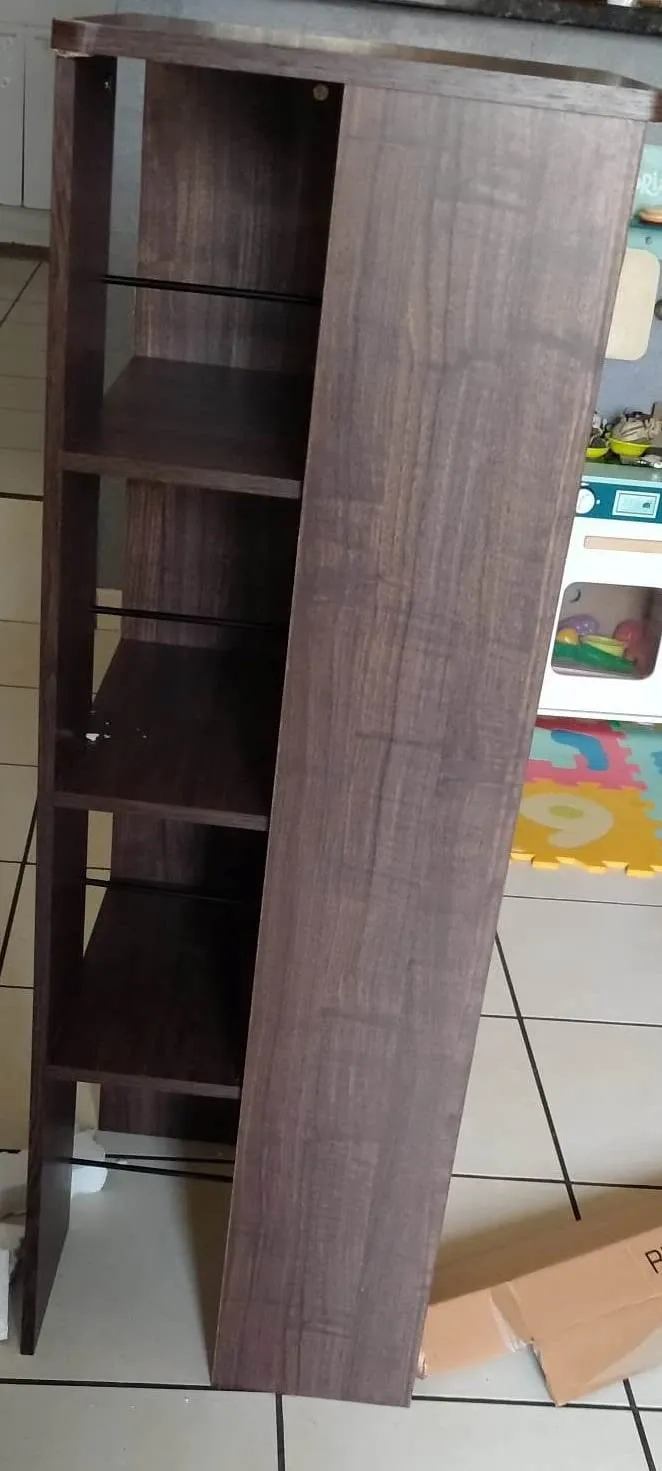 Iris Ohyama Revolving Book Shelf RBS-4S Eiche grau