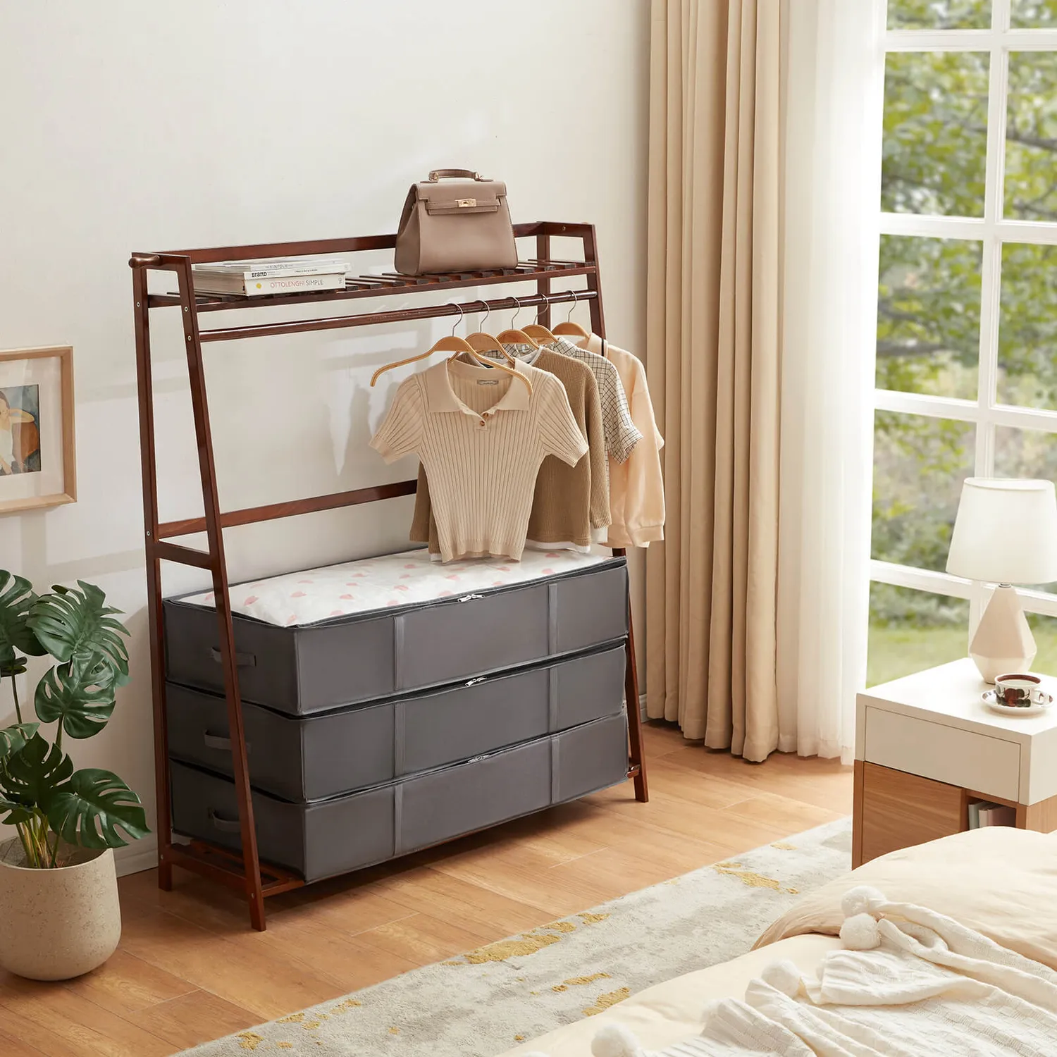 Lifewit Unterbett Aufbewahrung 95L 3er Pack