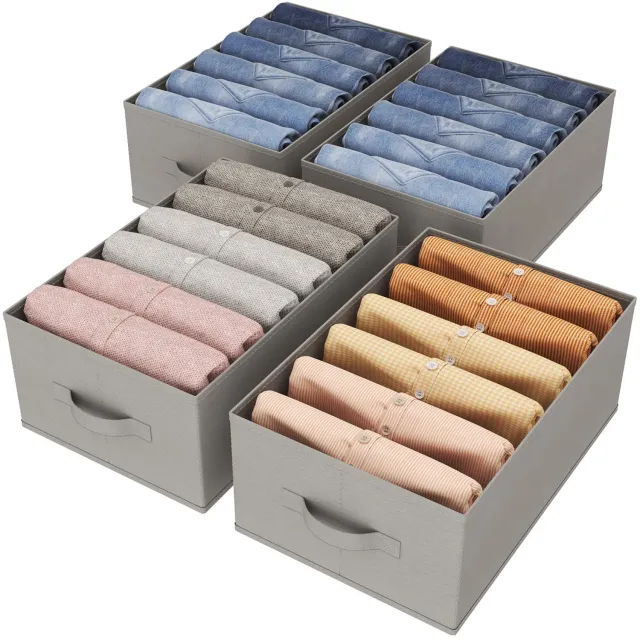 Lifewit Schrank Organizer 6 Fächer Aufbewahrungsbox faltbar