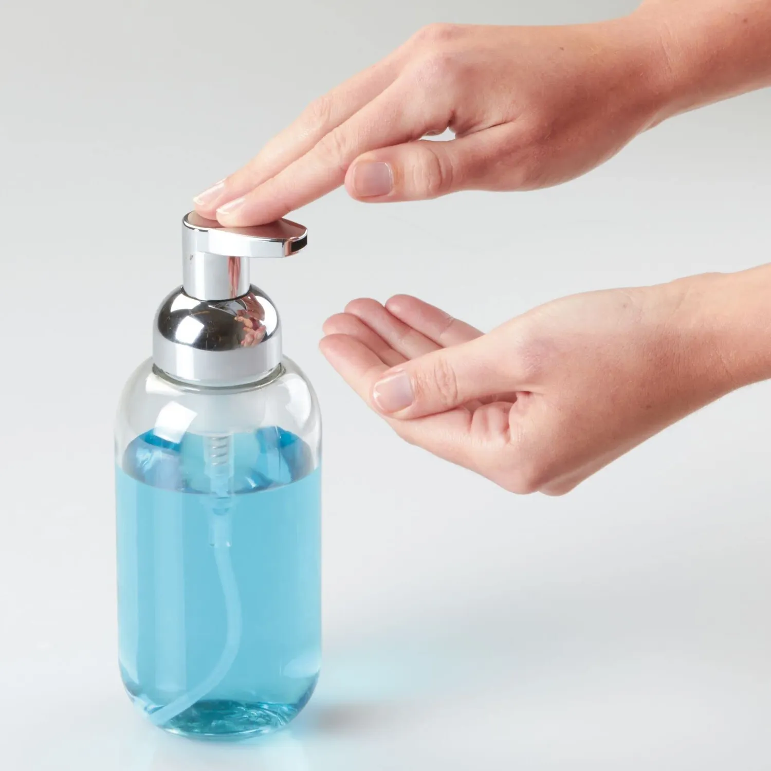 mDesign Schaumseifenspender 2er-Set transparent 340ml