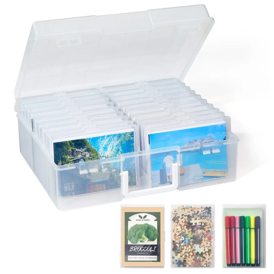 Lifewit Foto Aufbewahrungsbox 20 Fächer für 10x15