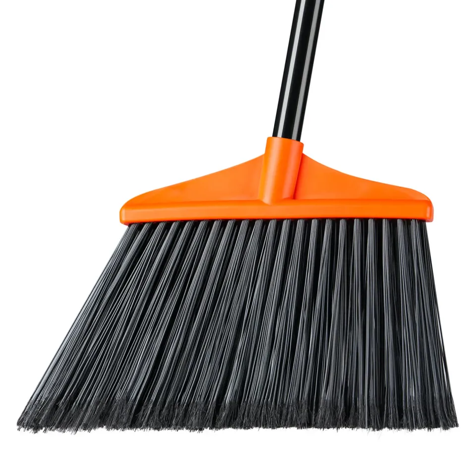 Lifewit Kehrbesen mit Stiel Winkelbesen Outdoor Orange