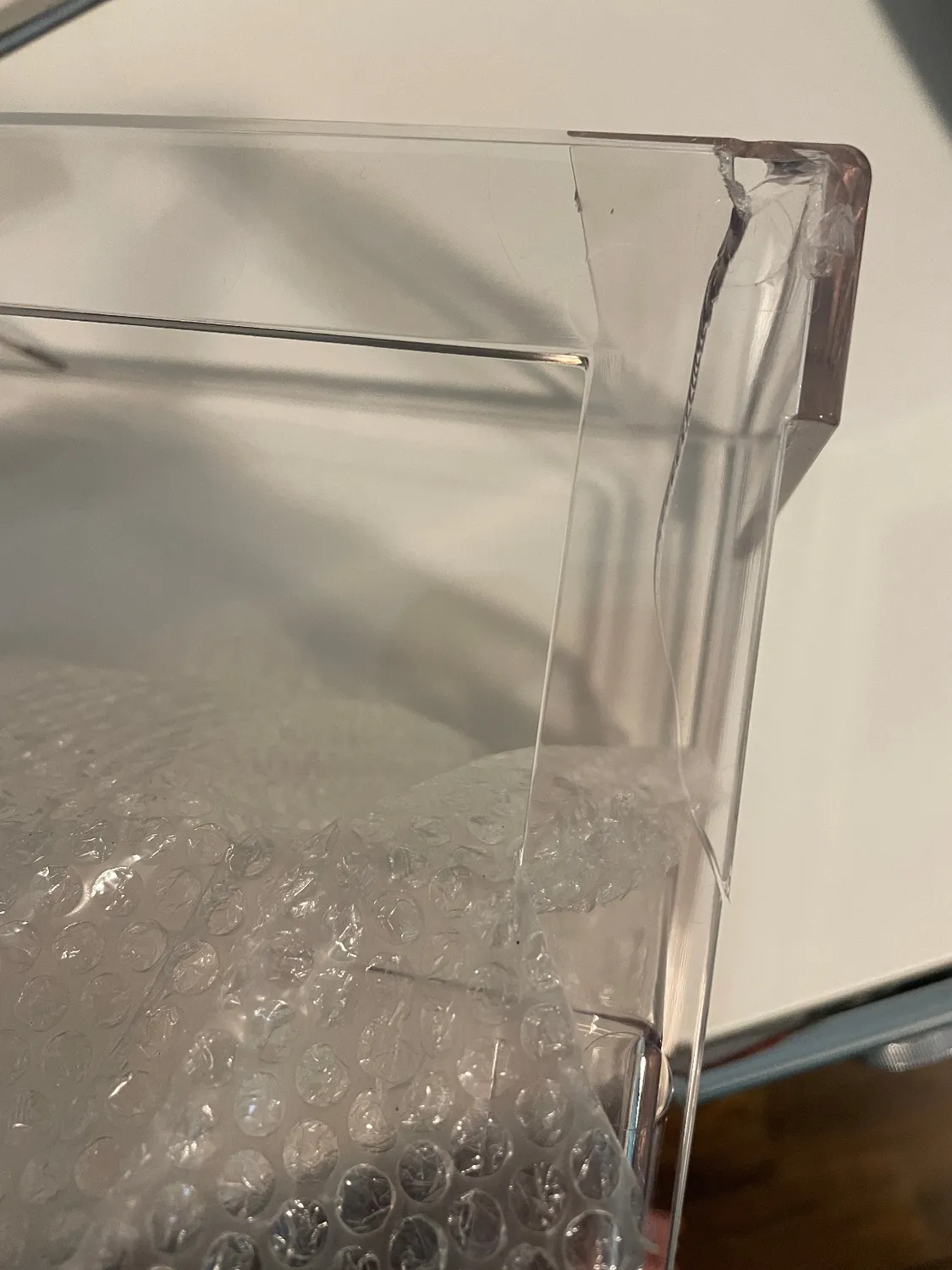 mDesign Schubladenbox Kunststoff Küchenbox 2er-Set transparent