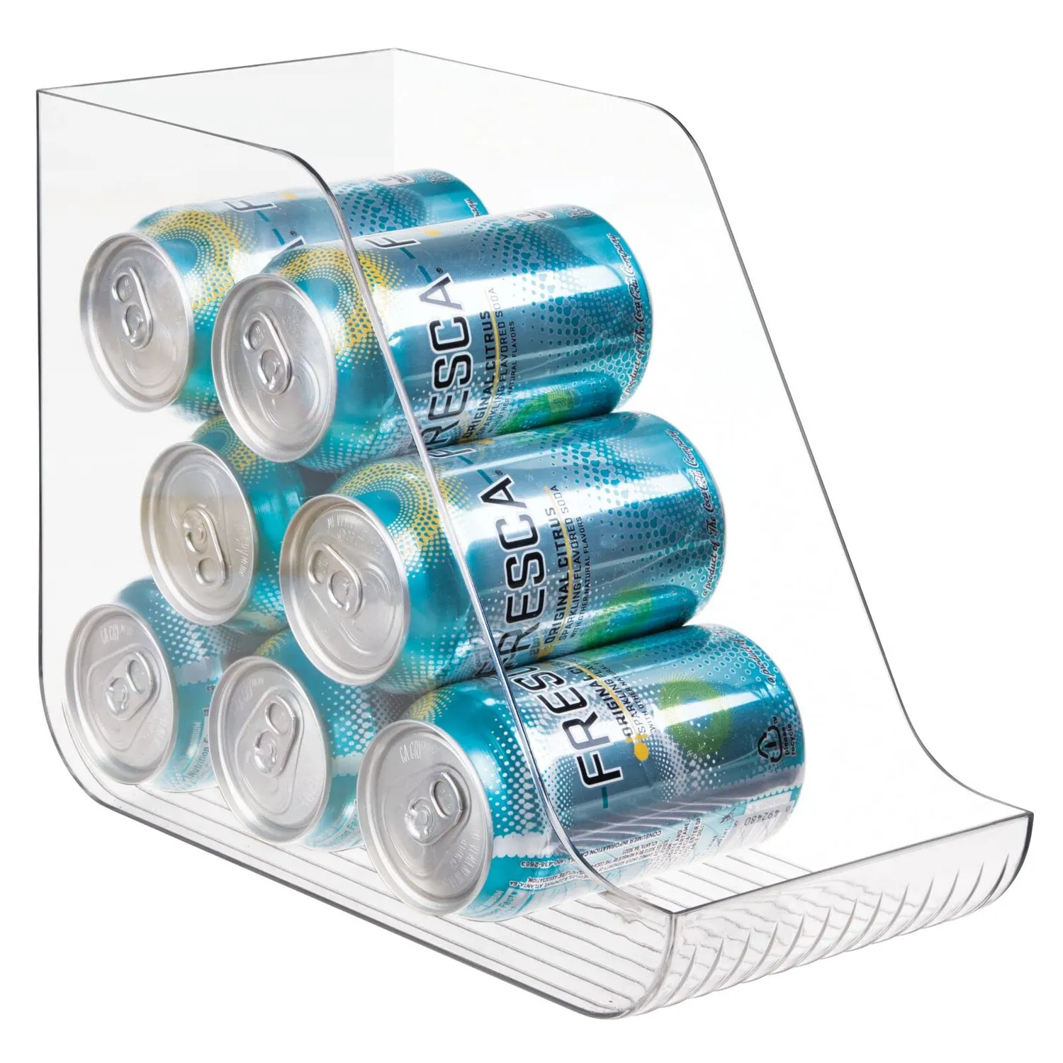 mDesign Dosenorganizer Transparent 4er-Set BPA-frei