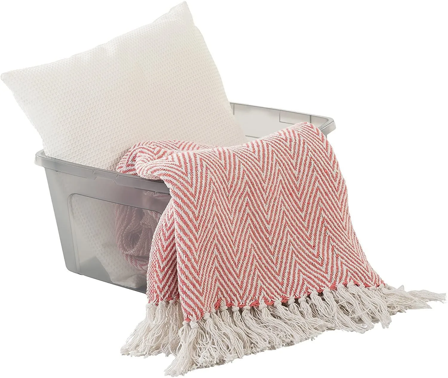 Iris Ohyama MCB-18 Aufbewahrungsbox 18L Grau 3er