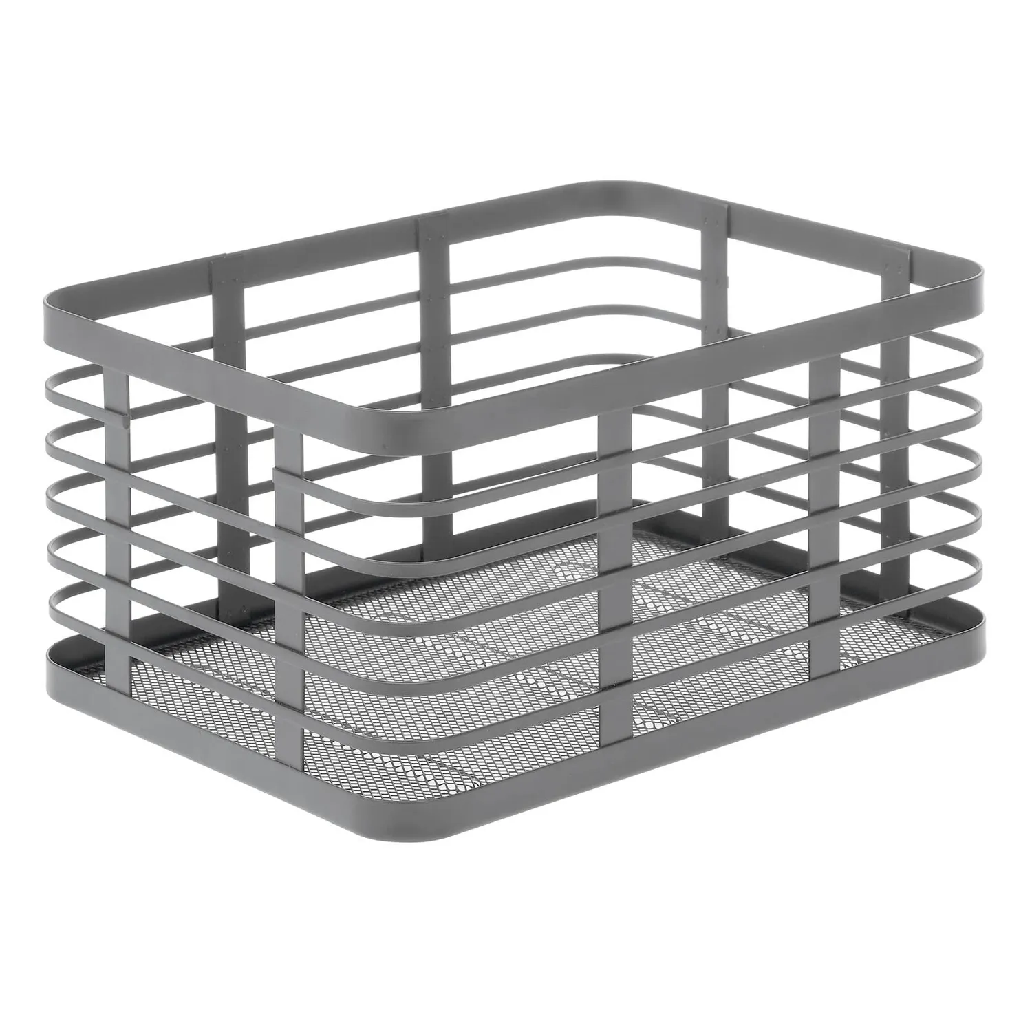 mDesign Allzweckkorb Drahtkorb Metall grau 22,9 x 30,5 cm