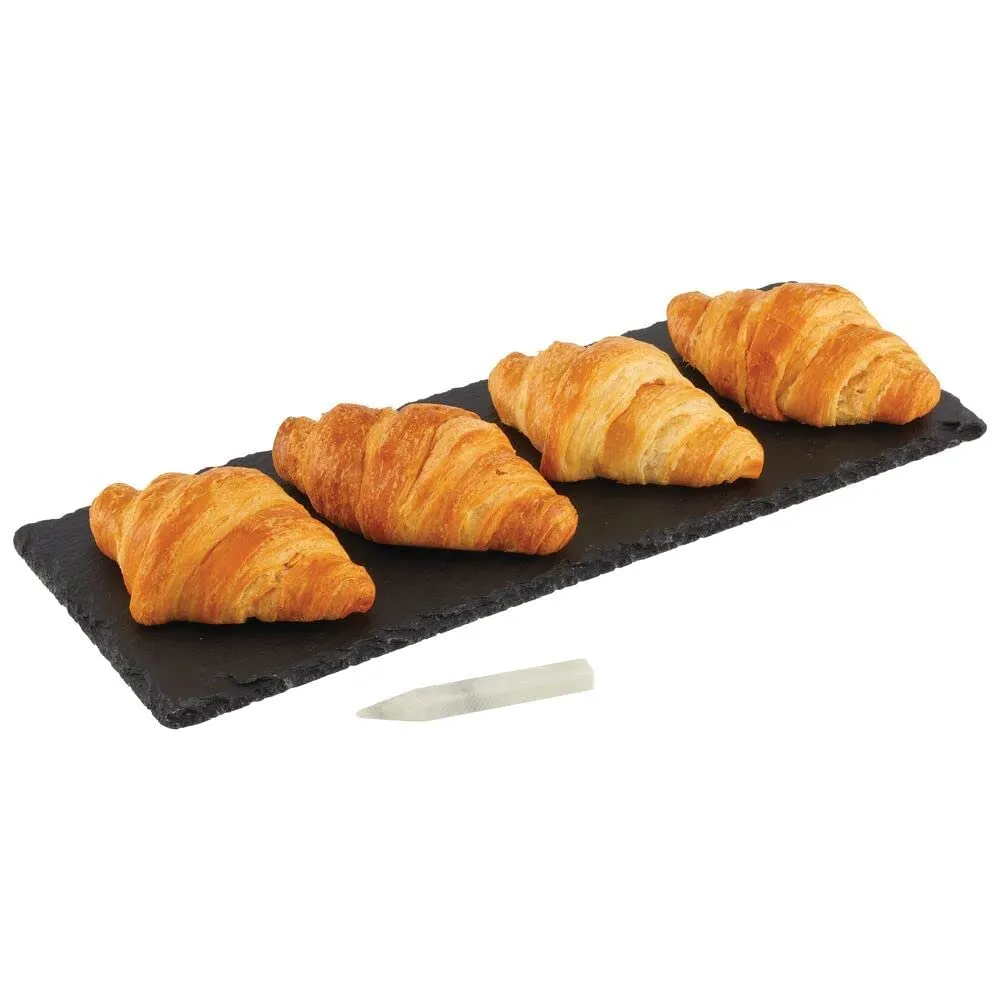 mDesign Schieferplatte Serviertablett schwarz mit Kreide
