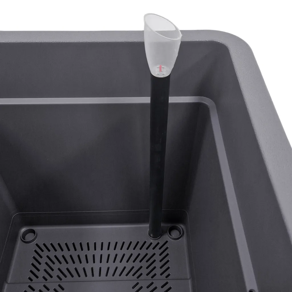 Kreher Cosmo XL Pflanzkasten 38L Anthrazit Rollen