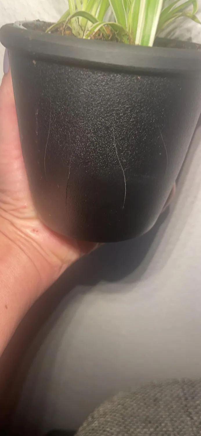 BOMCLAP Hängeblumentopf 4er Set schwarz Melamin