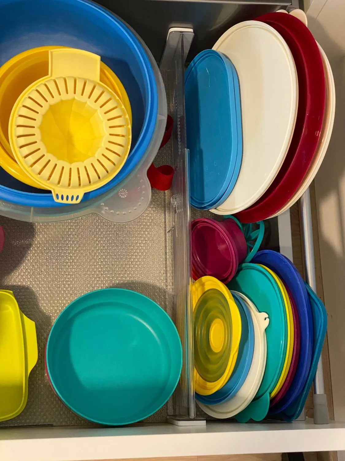 mDesign Schubladenteiler verstellbar 2er dunkelgrau
