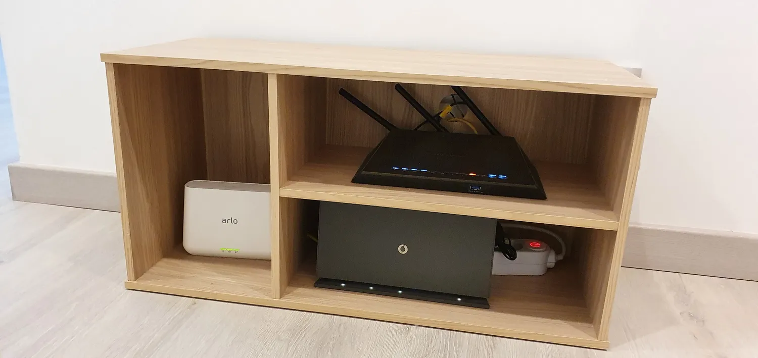Iris Ohyama MDB-3S TV-Schrank hellbraun für 43 Zoll