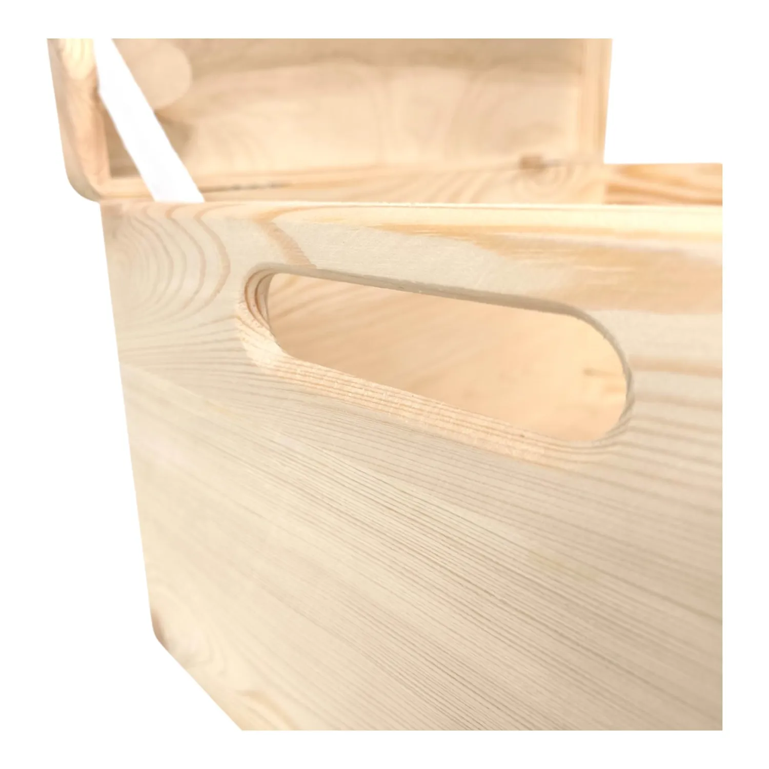 GoodFreshDecor Holzbox 40x30x23 cm mit Deckel Griff