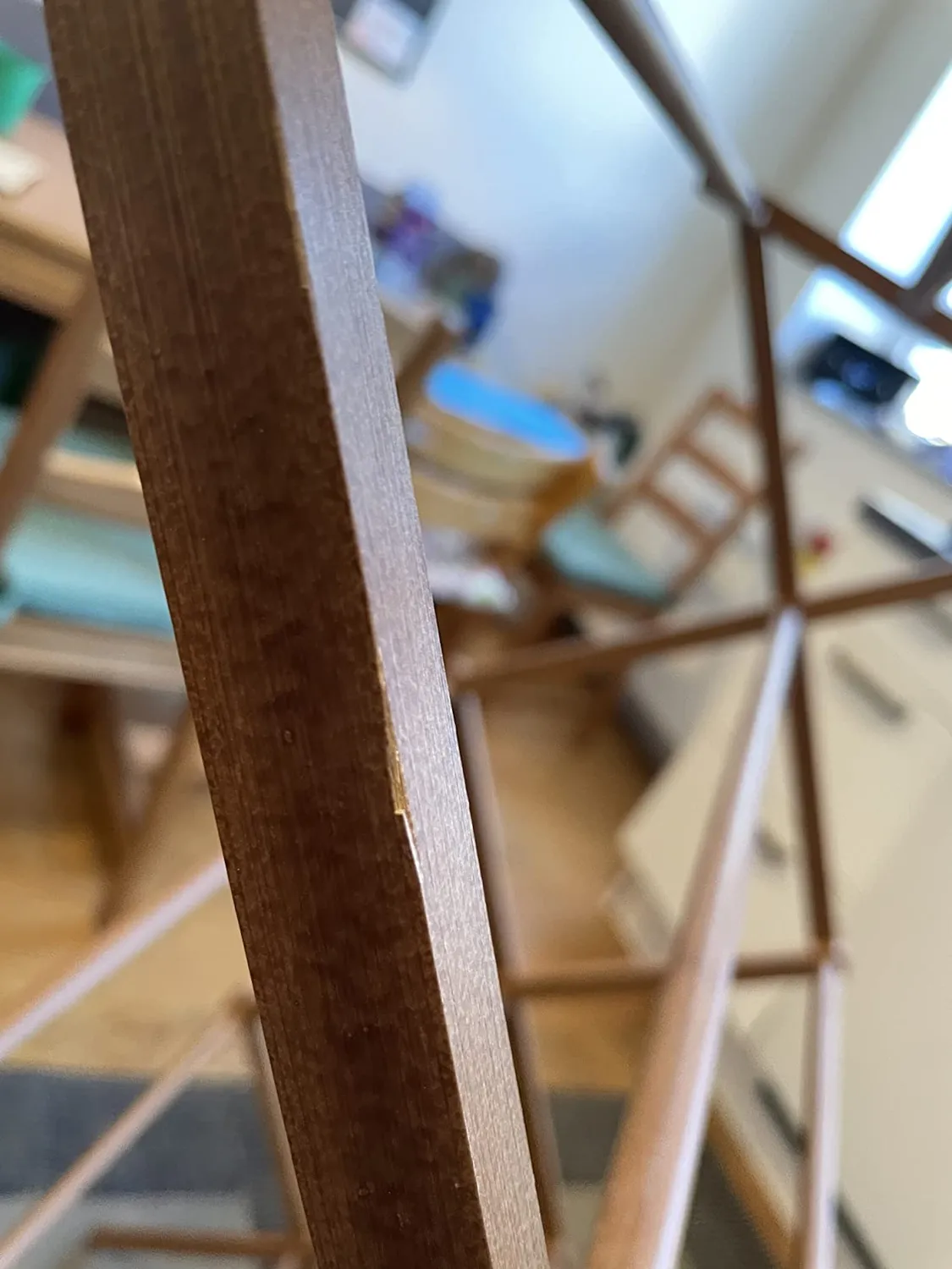 mDesign Wäscheständer Bambus Turmtrockner 3 Ebenen naturfarben