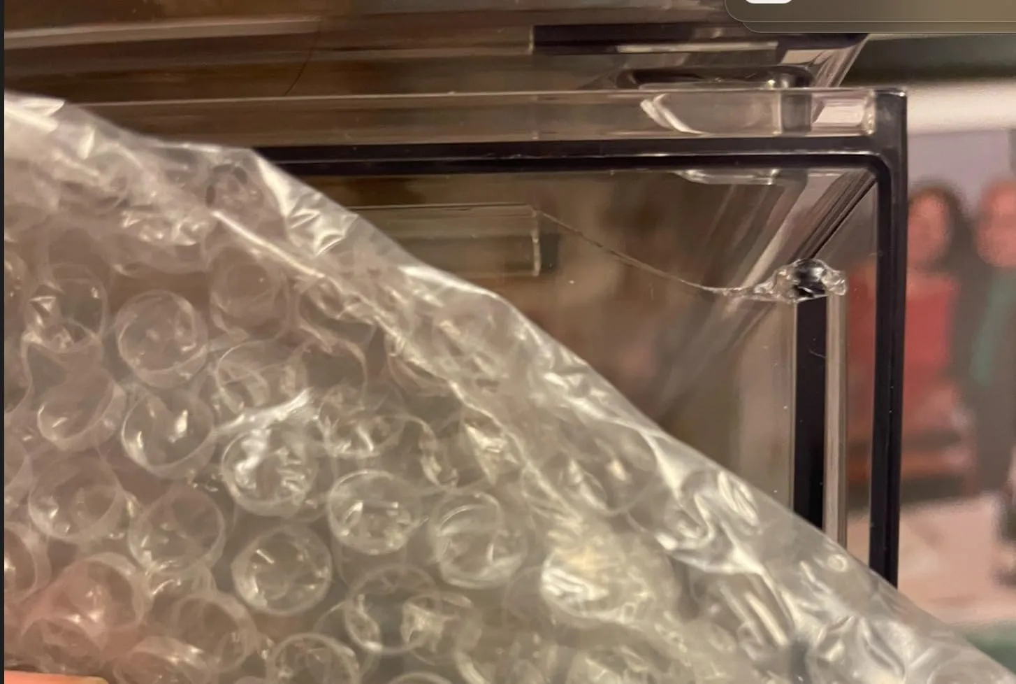 mDesign Brillenaufbewahrung 2 Schubladen weiß transparent