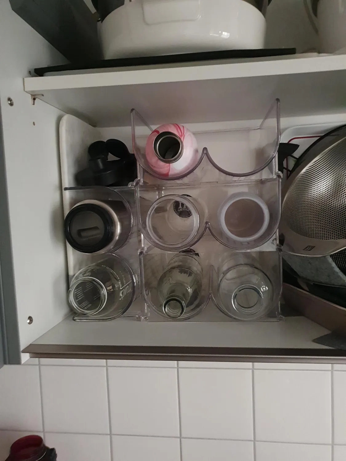 M Design Weinständer Flaschenhalter 8 Flaschen transparent