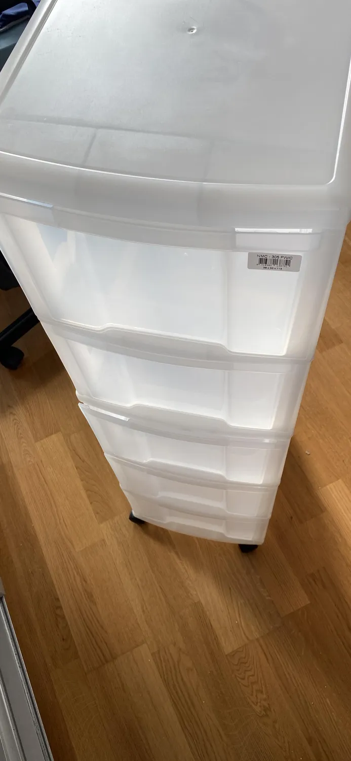 Iris Ohyama NMC-010 Mini Chest 10x6L Schubladenschrank silber