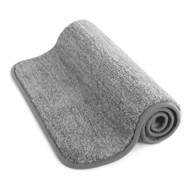 Lifewit Fußmatte waschbar Grau 51x81 cm rutschfest