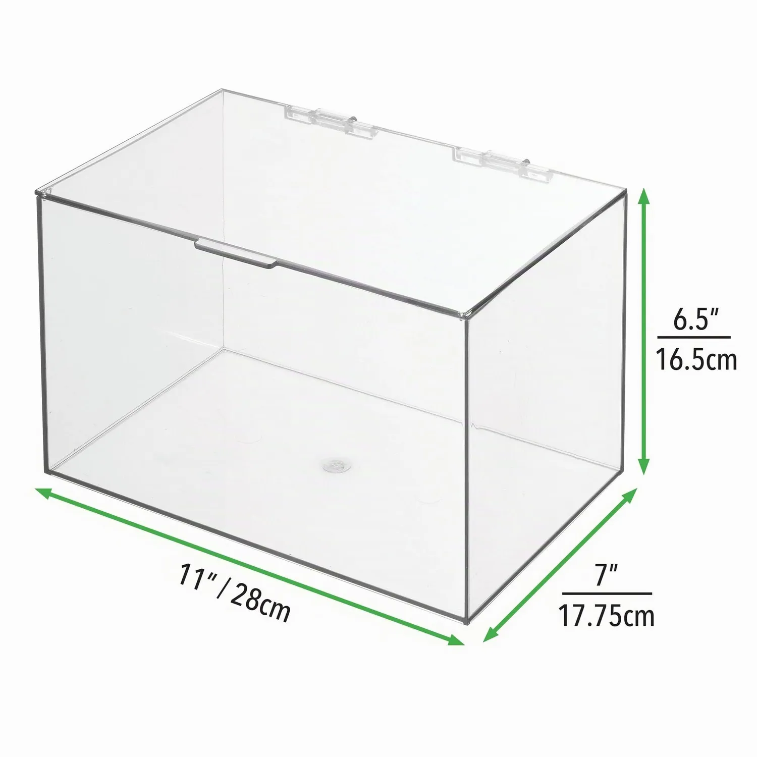 mDesign Kosmetik Organizer Box durchsichtig 1er