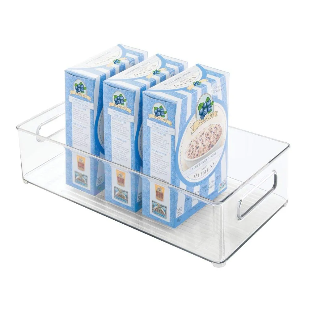 mDesign Aufbewahrungsbehälter 2 Stück transparent BPA-frei