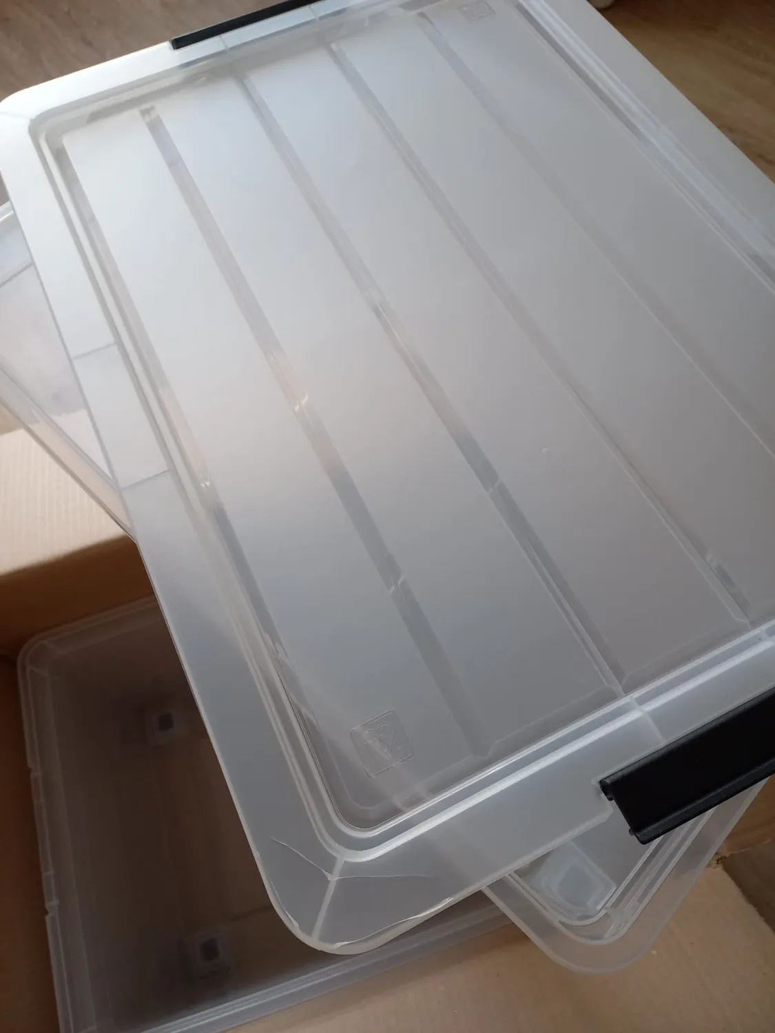 Iris Ohyama NCS-320 Aufbewahrungsbox 50 L transparent stapelbar