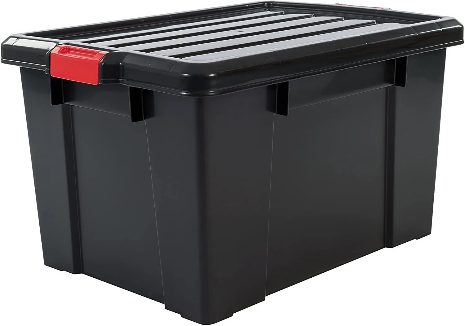 Iris Ohyama SK-700 Aufbewahrungsbox 68L 3er-Set schwarz