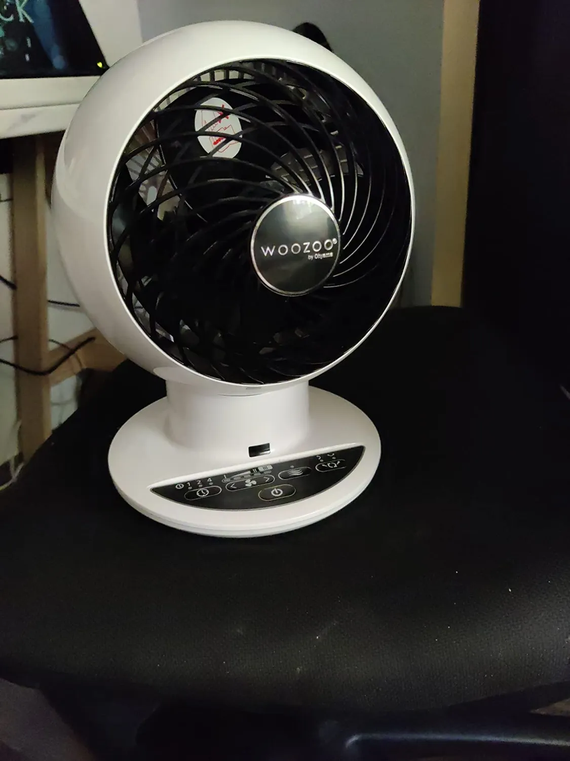 Iris Ohyama Woozoo PCF-SC15T Tischventilator Holz leise