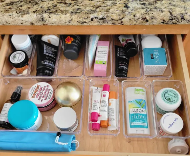 Lifewit Schubladen Organizer Set 25-teilig Transparent Kunststoff