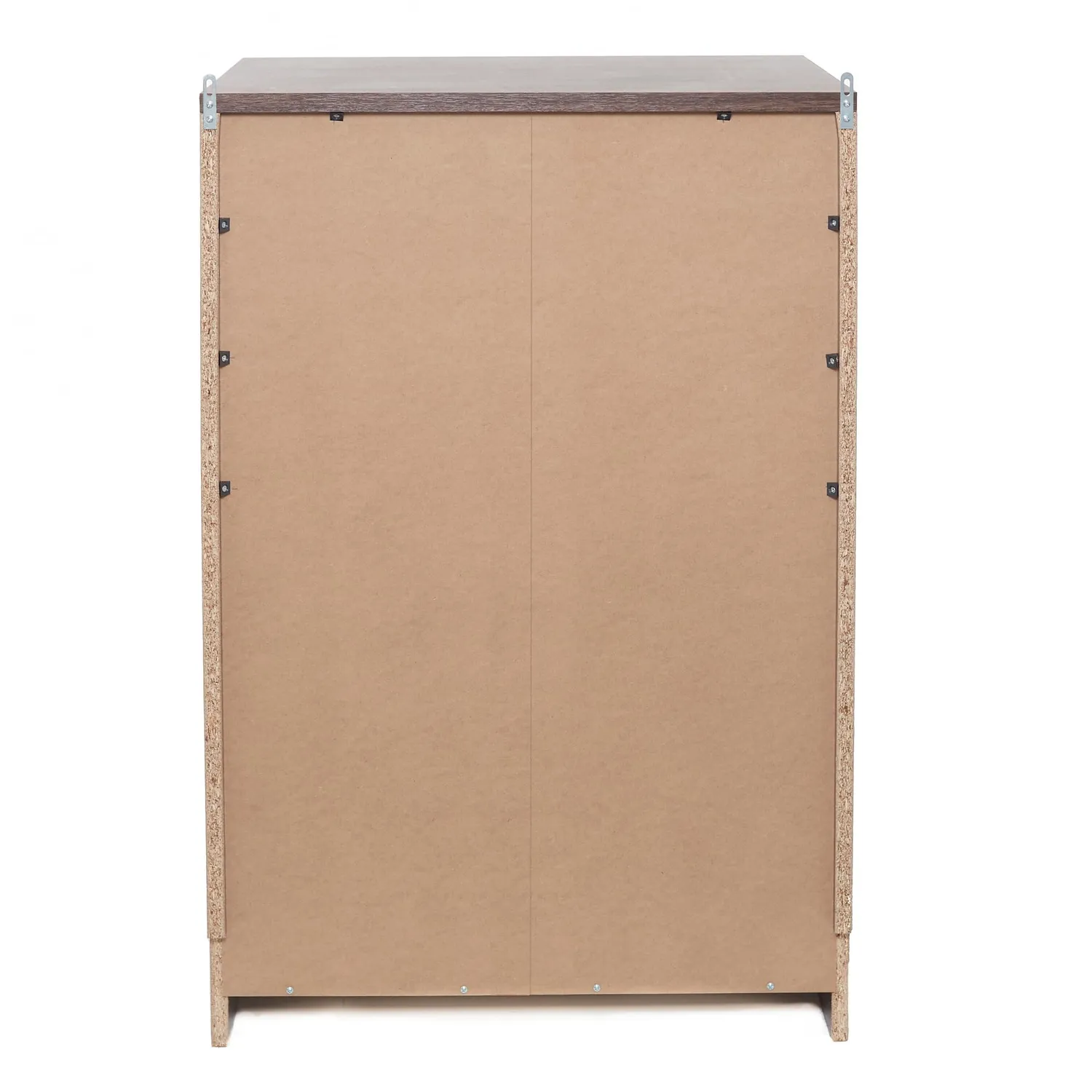 Iris Ohyama Wooden Chest WCH-590 Kommode braun 4 Schubladen
