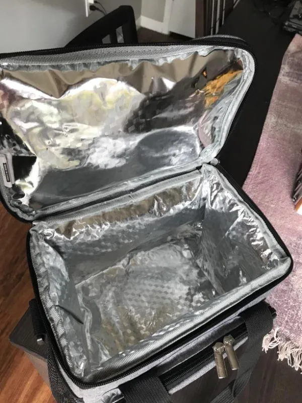 Lifewit Kühltasche 15L Grau Groß Isolierte Picknicktasche