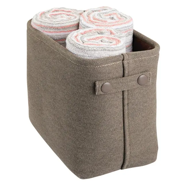 M Design Aufbewahrungskorb Baumwolle Espresso 26,7 cm beschichtet