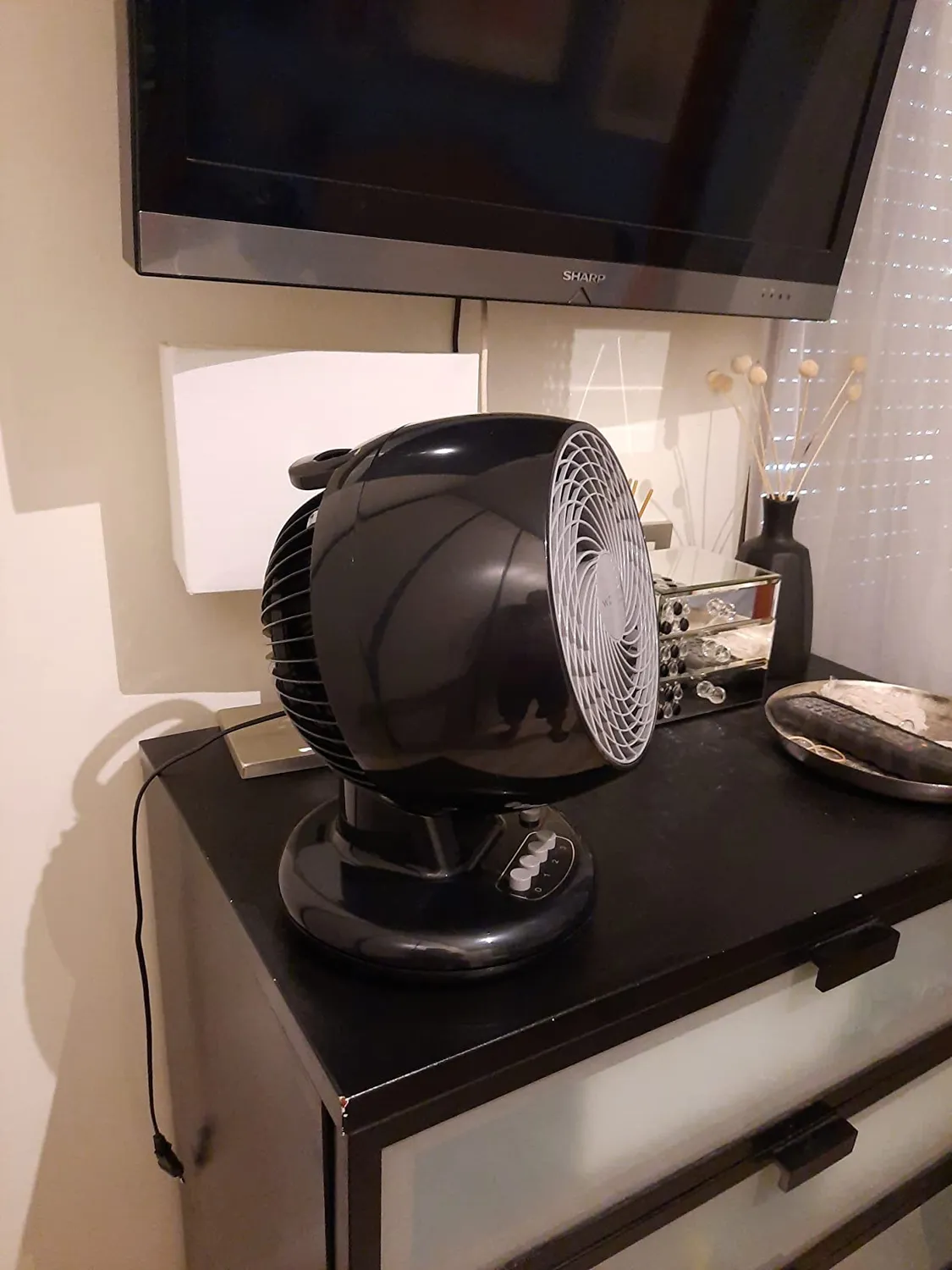 Iris Ohyama Woozoo PCF-M18 Tischventilator weiß 23 m² leise