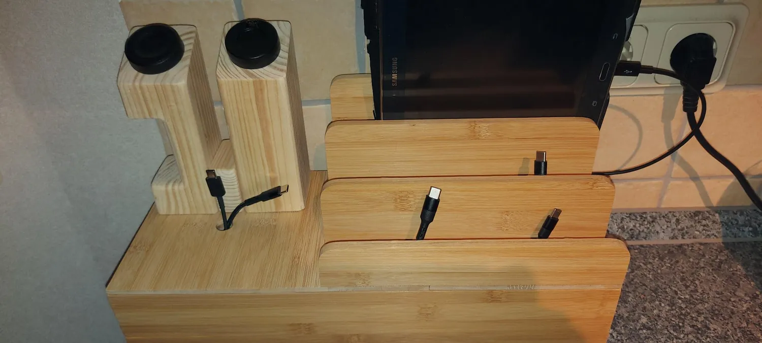 mDesign Schubladeneinsatz Holz Schubladenbox 38,1 cm 2er-Set natur