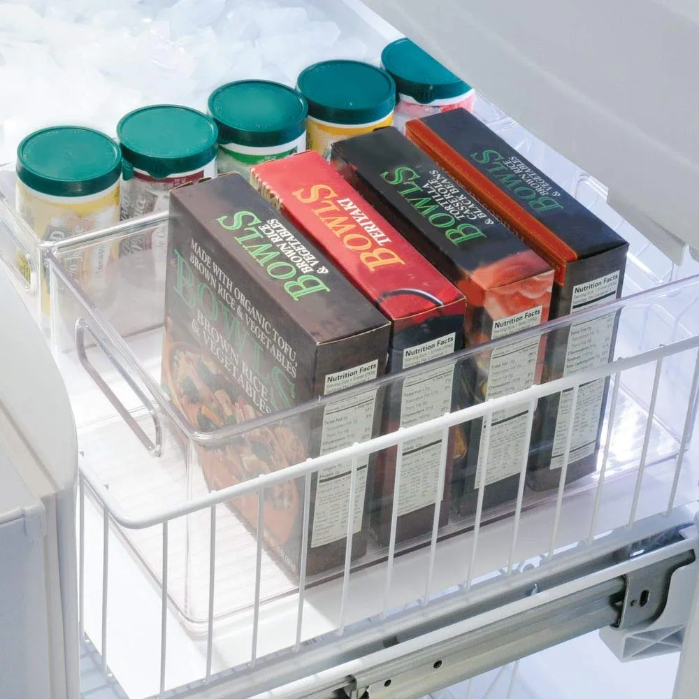 mDesign Kühlschrank-Organizer 8er-Set Transparent 37,1 cm