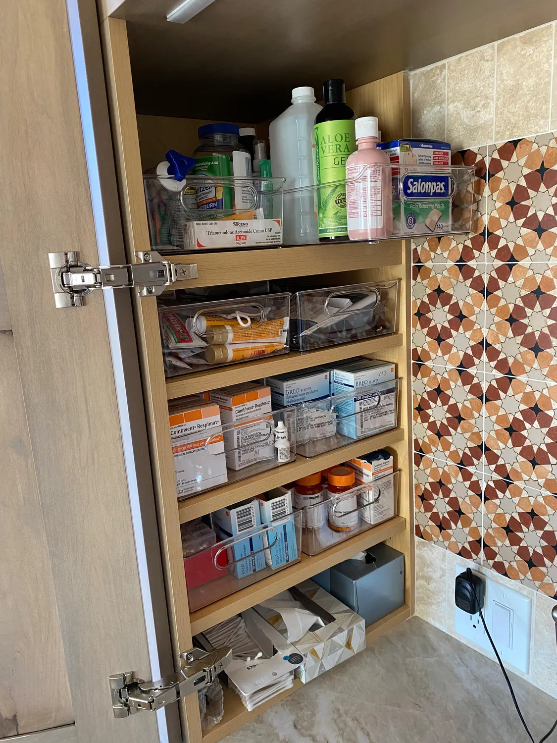 mDesign Aufbewahrungsbox mit Griff 4er-Set transparent BPA-frei