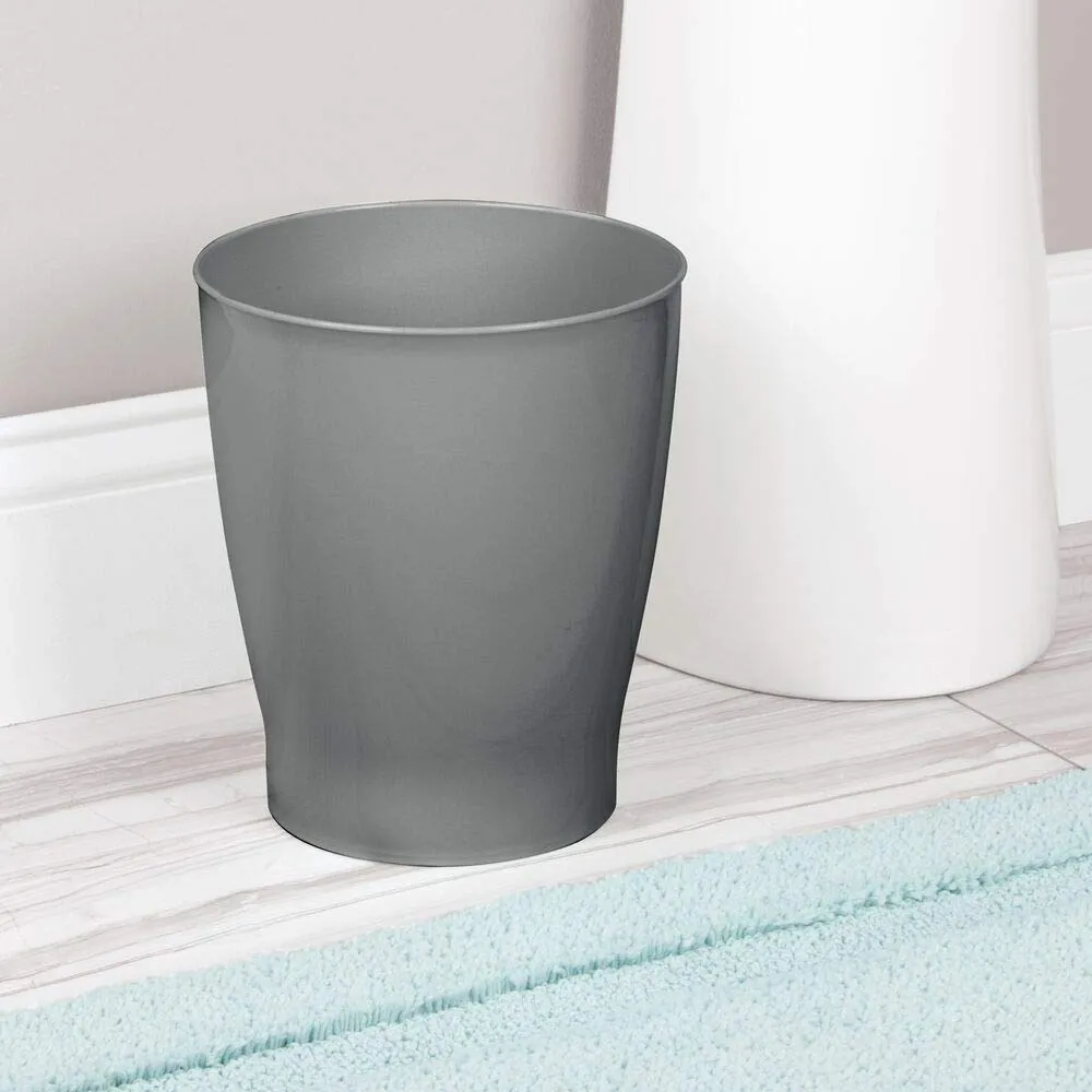 mDesign MetroDecor Abfalleimer 4,7L Anthrazit Bad