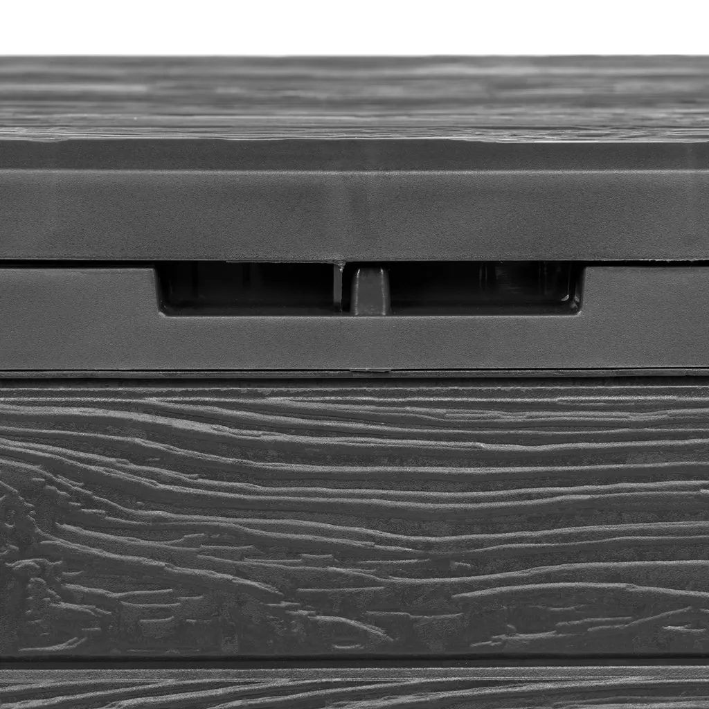 Kreher WOOD Kissenbox 140 Liter Anthrazit wetterfest