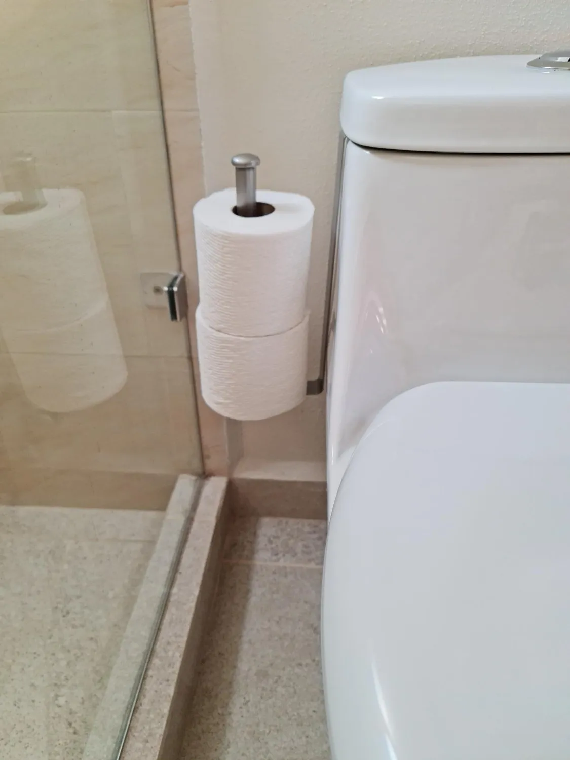 mDesign Toilettenpapierhalter Spülkasten weiß 2 Rollen