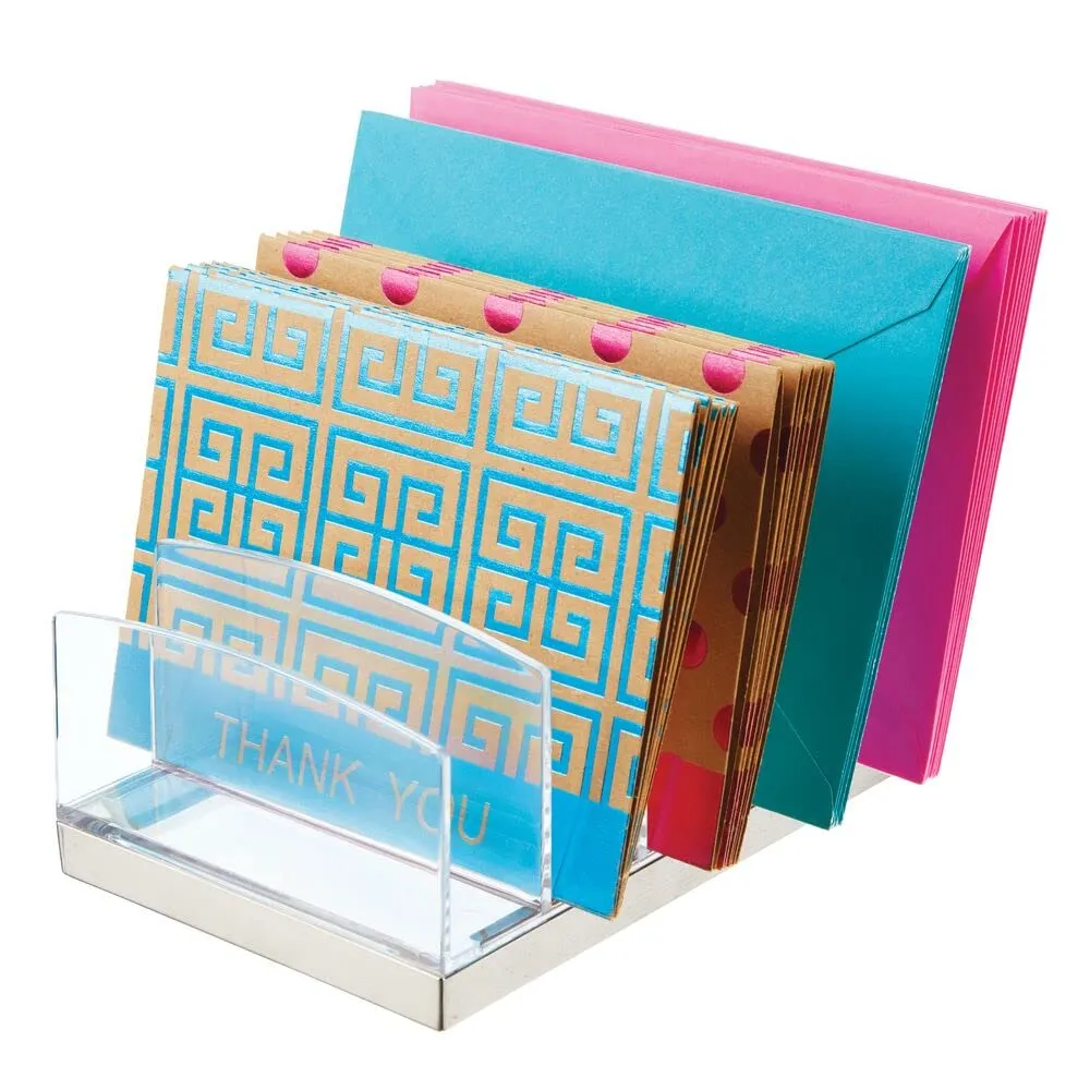 mDesign Kosmetik Organizer Schminkaufbewahrung transparent 5 Fächer