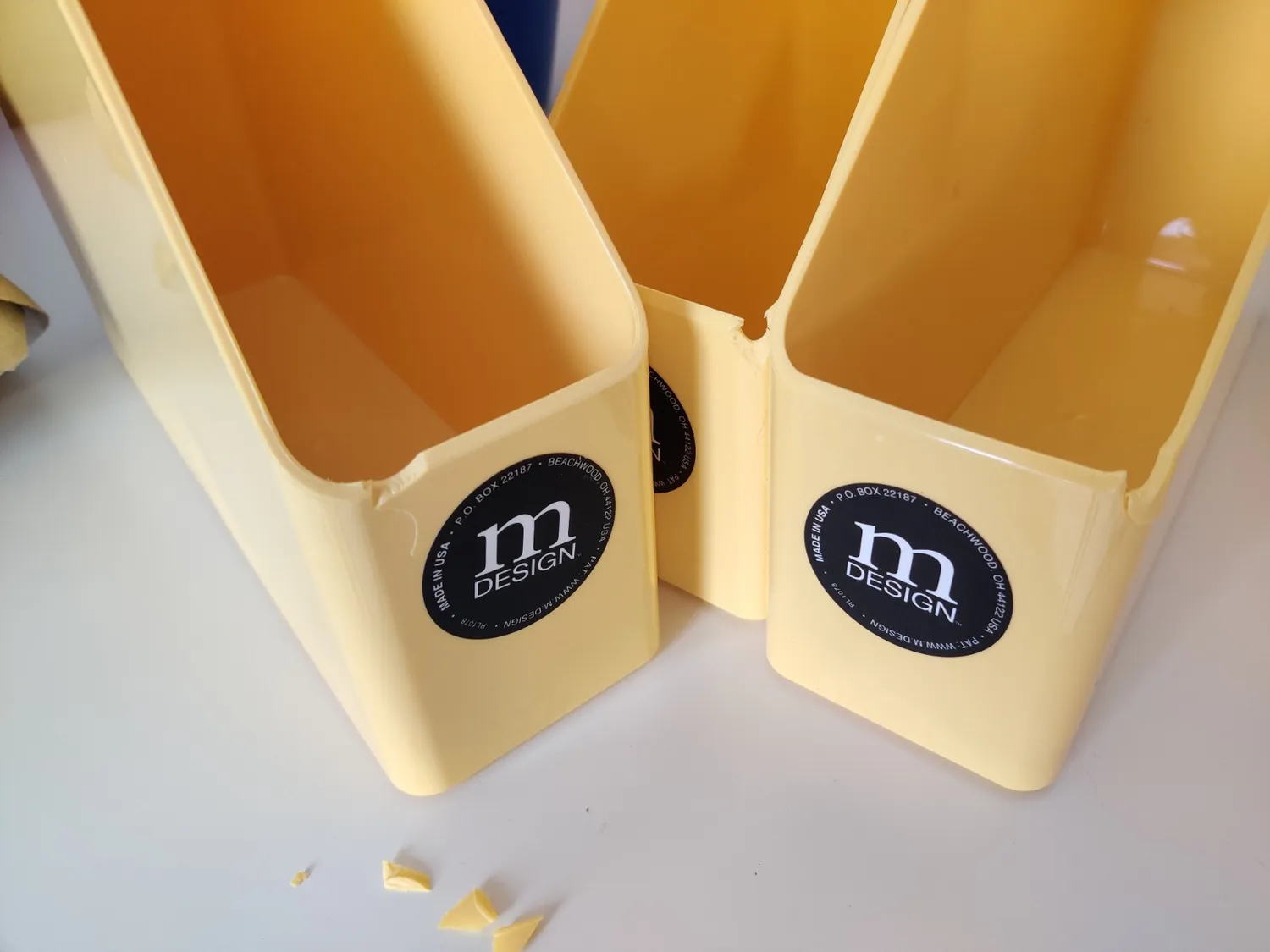 mDesign Ligne Aktenordner Stehsammler transparent 4er-Set