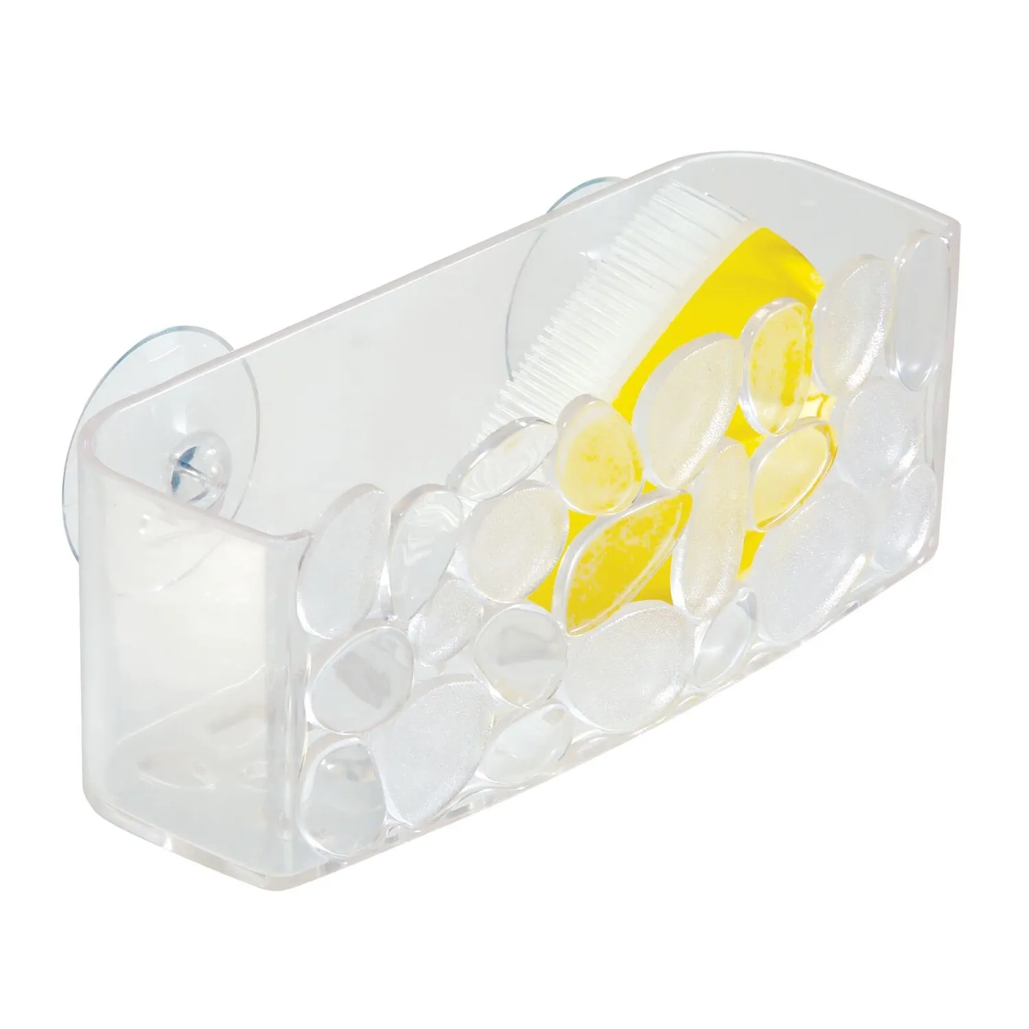mDesign Schwammhalter Spülbecken Organizer transparent Saugnapf