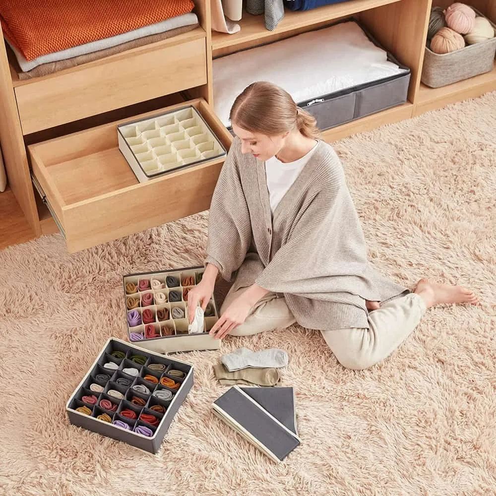 Lifewit Unterwäsche Organizer Stoffboxen Socken