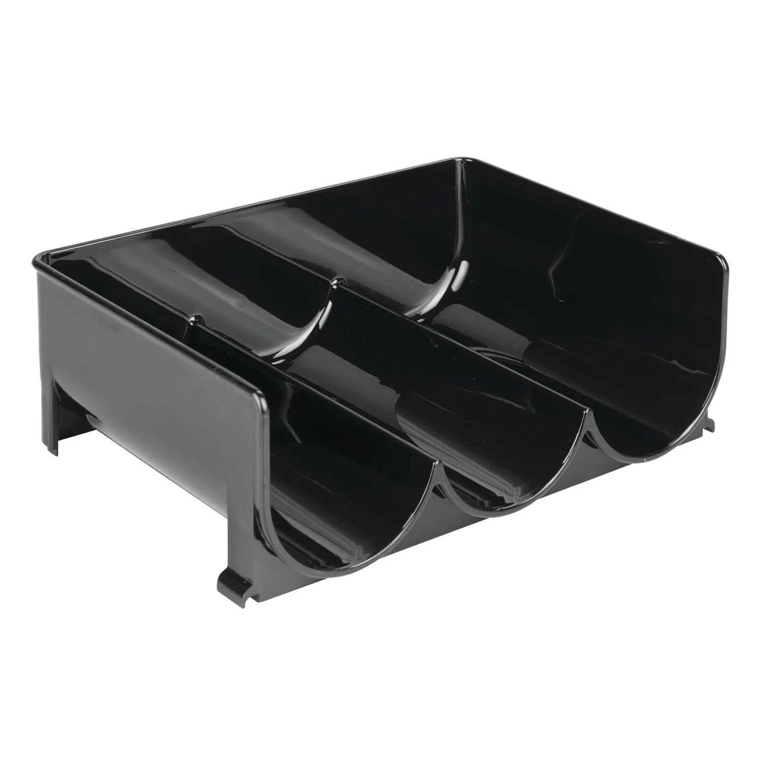 mDesign Weinregal 4er-Set schwarz für 12 Flaschen liegend