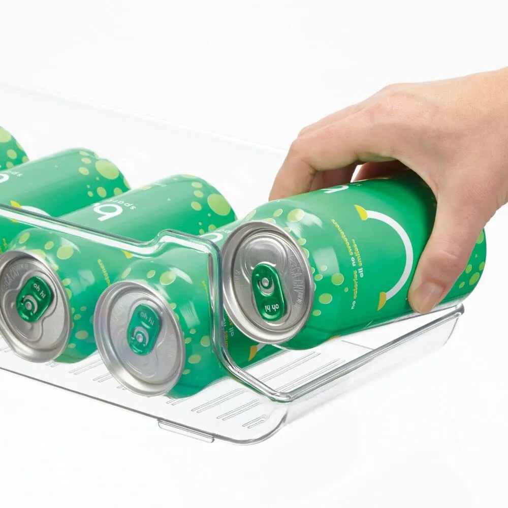 mDesign Dosenhalter 2er-Set für 9 Dosen durchsichtig