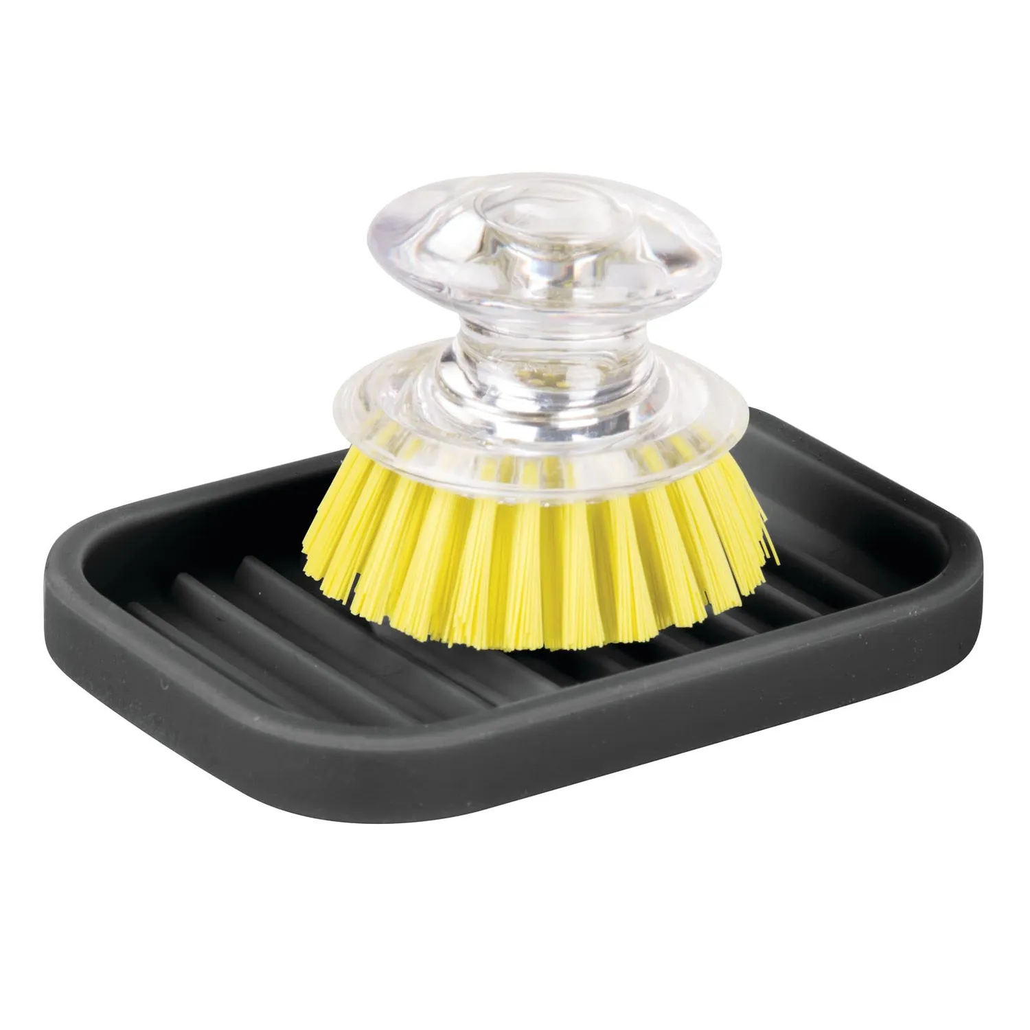 M Design Seifenschale Silikon schwarz 2er-Set rutschfest