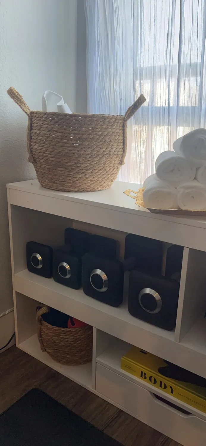 mDesign Seegras Aufbewahrungskorb 3er Set Flechtkorb grau