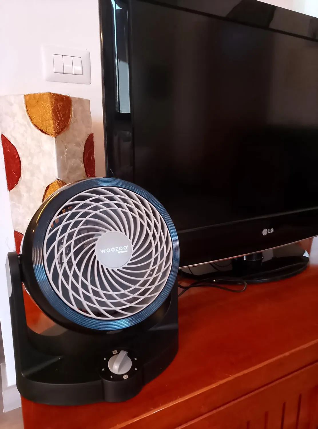 Iris Ohyama Woozoo PCF-HD15N Tischventilator Weiß leise