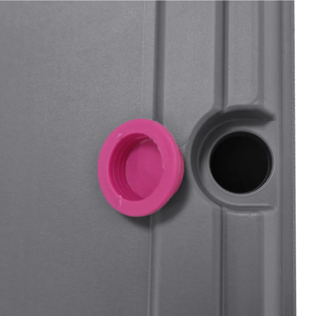 Kreher Cosmo XL Pflanzkasten 38L Anthrazit Rollen
